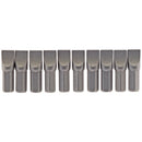 Draper 64046 Plain Slot Insert Bit, 8mm, 1/4" Hex, 25mm Long (Pack of 10)