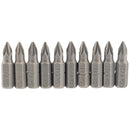 Draper 64047 PZ Type Insert Bit, 1/4" Hex, 25mm Long, No.1 (Pack of 10)