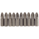 Draper 64048 PZ Type Insert Bit, 1/4" Hex, 25mm Long, No.2 (Pack of 10)