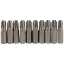 Draper 64057 PZ Type Insert Bit, 1/4" Hex, 25mm Long, No.3 (Pack of 10)