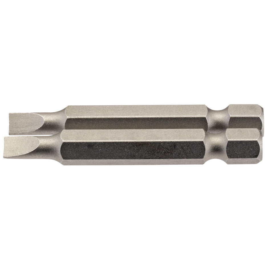 Draper 64089 Plain Slot Insert Bit, 4.5mm, 1/4" Hex, 50mm Long (Pack of 2)