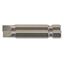 Draper 64094 Plain Slot Insert Bit, 5.5mm, 1/4" Hex, 50mm Long (Pack of 2)