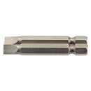 Draper 64096 Plain Slot Insert Bit, 6mm, 1/4" Hex, 50mm Long (Pack of 2)