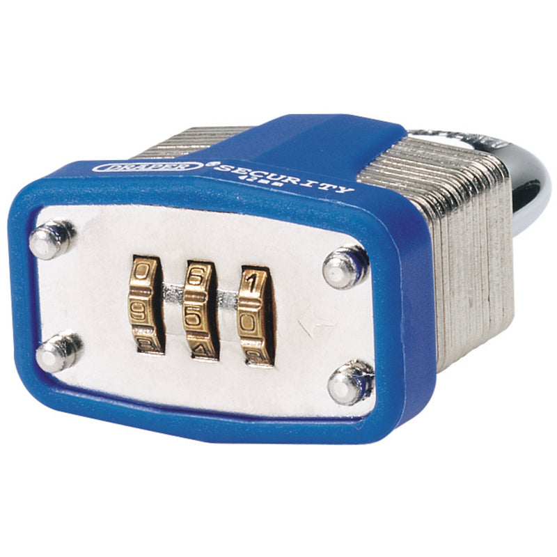 Draper 64157 Resettable Combination Padlock, 40mm