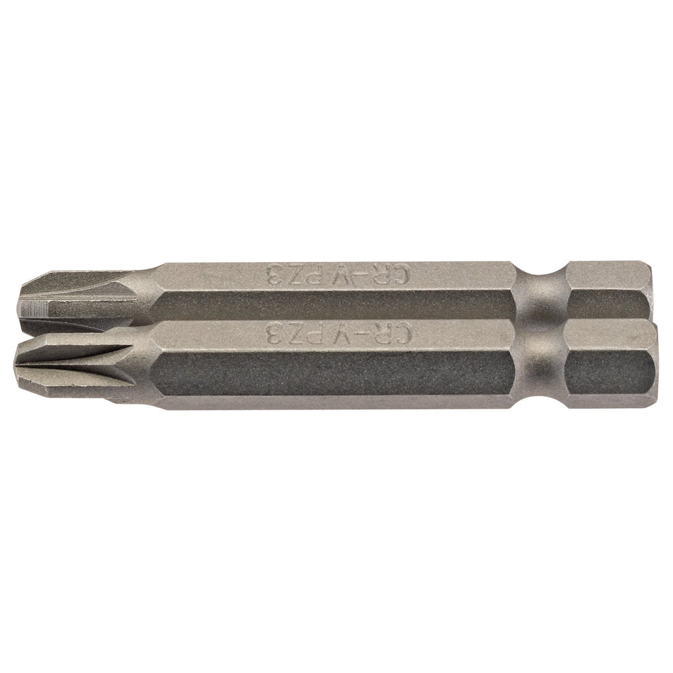 Draper 64229 PZ Type Insert Bit, 1/4" Hex, 50mm Long, No.3 (Pack of 2)