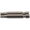 Draper 64255 Hexagonal Insert Bit, 5mm, 1/4" Hex, 50mm Long (Pack of 2)