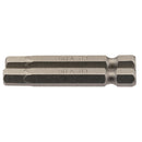 Draper 64259 Hexagonal Insert Bit, 6mm, 1/4" Hex, 50mm Long (Pack of 2)