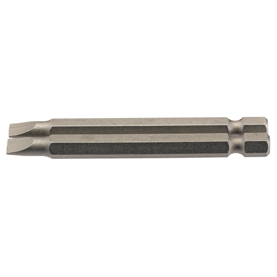Draper 64296 Plain Slot Insert Bit, 5.5mm, 1/4" Hex, 75mm Long (Pack of 2)