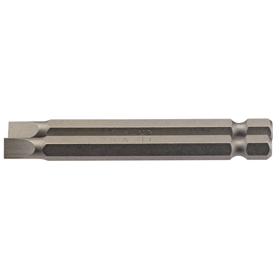 Draper 64308 Plain Slot Insert Bit, 6mm, 1/4" Hex, 75mm Long (Pack of 2)