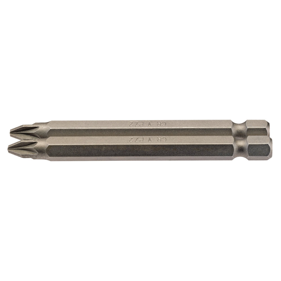 Draper 64312 PZ Type Insert Bit, 1/4" Hex, 75mm Long, No.2 (Pack of 2)