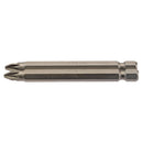 Draper 64312 PZ Type Insert Bit, 1/4" Hex, 75mm Long, No.2 (Pack of 2)