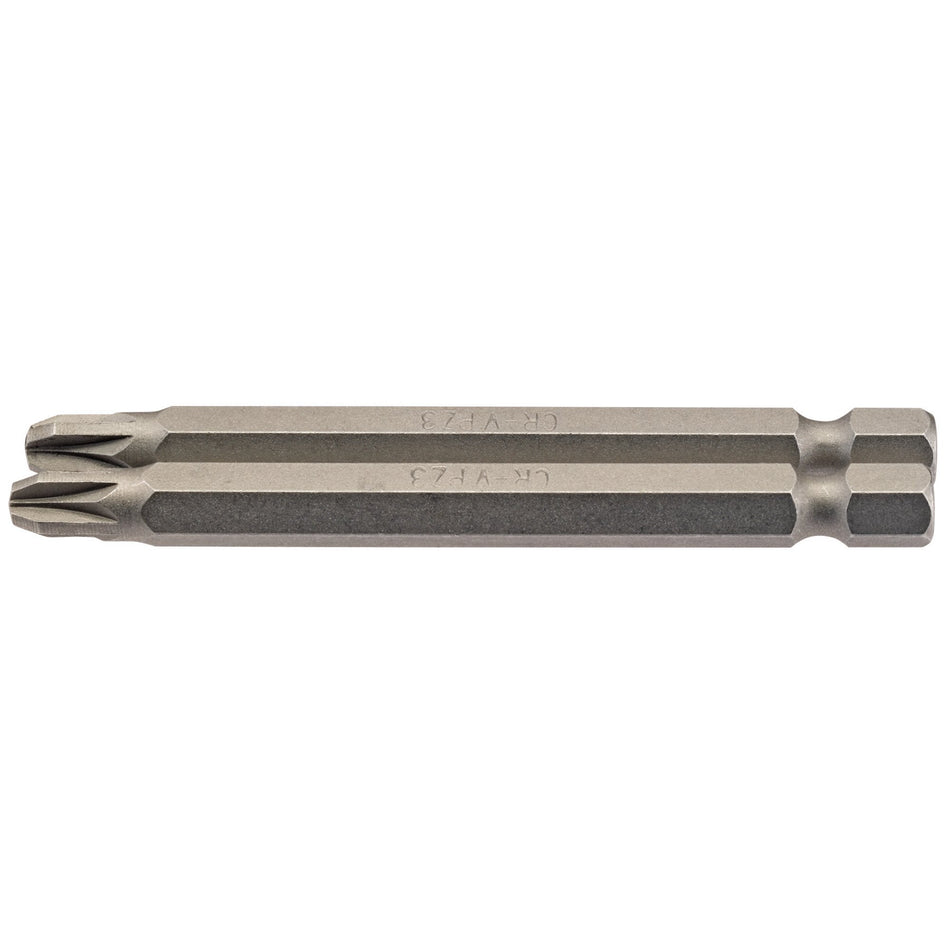 Draper 64313 PZ Type Insert Bit, 1/4" Hex, 75mm Long, No.3 (Pack of 2)