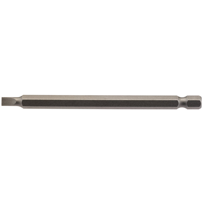Draper 64344 Plain Slot Insert Bit, 4.5mm, 1/4" Hex, 100mm Long (Pack of 1)