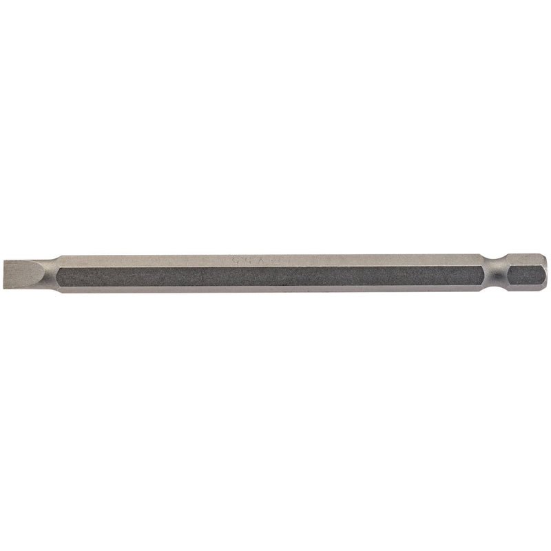 Draper 64345 Plain Slot Insert Bit, 5.5mm, 1/4" Hex, 100mm Long (Pack of 1)