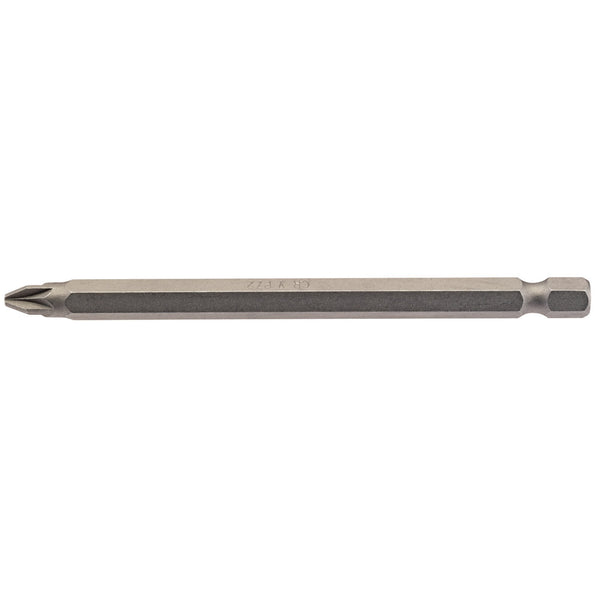 Draper 64362 PZ Type Insert Bit, 1/4" Hex, 100mm Long, No.2 (Pack of 1)