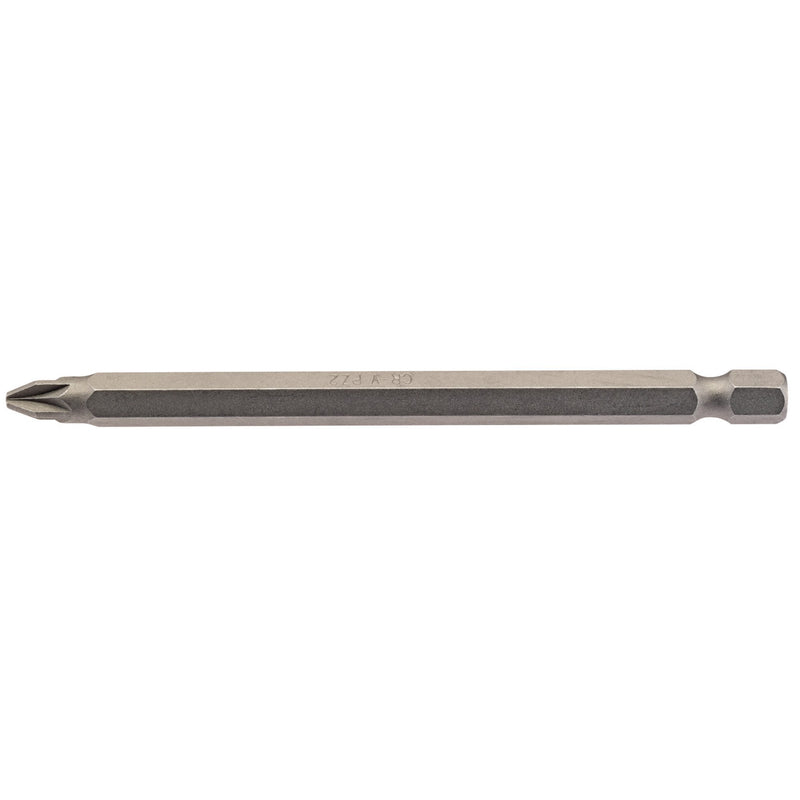 Draper 64362 PZ Type Insert Bit, 1/4" Hex, 100mm Long, No.2 (Pack of 1)