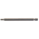 Draper 64373 Hexagonal Insert Bit, 4mm, 1/4" Hex, 100mm Long (Pack of 1)