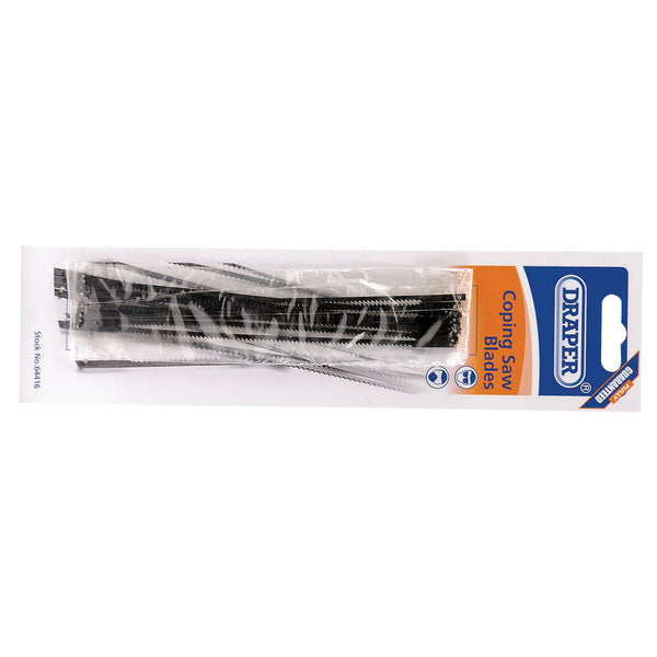Draper 64416 Coping Saw Blades for 64408 and 18052 Coping Saws, 15tpi (Pack of 10)