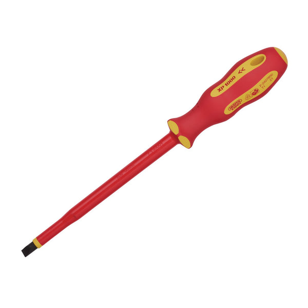 Draper 64426 XP1000 VDE Plain Slot Screwdriver, 8.0 x 175mm