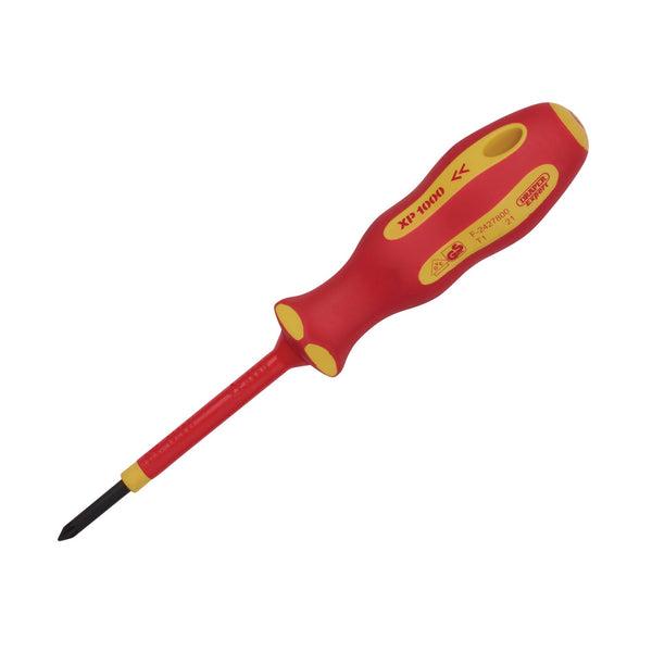 Draper 64476 XP1000 VDE PZ Type Screwdriver, No.0 x 60mm