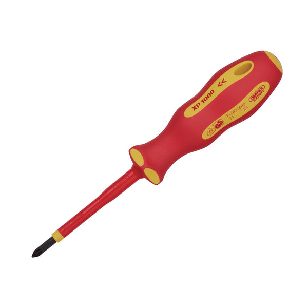 Draper 64477 XP1000 VDE PZ Type Screwdriver, No.1 x 80mm