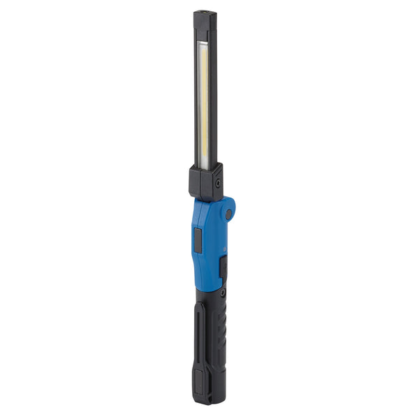 Draper 64499 COB SMD LED Rechargeable Pocket Folding Slim Light, 100 Lumens, USB-C Charger Supplied
