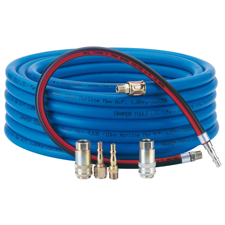 Draper 64508 Heavy Duty Air Connector Kit, 3/8"