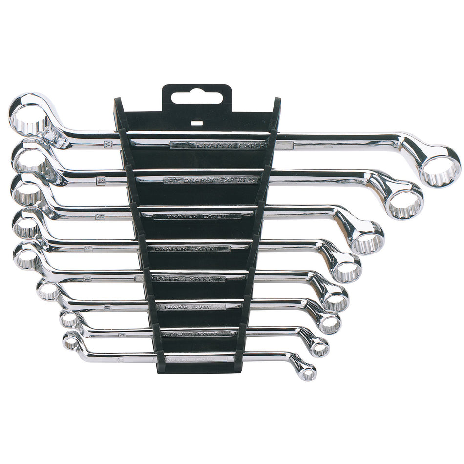Draper 64607 HI-TORQ® Deep Offset Metric Ring Spanner Set (8 Piece)