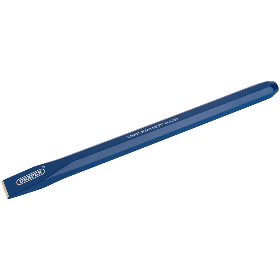 Draper 64838 Octagonal Shank Cold Chisel, 25 x 380mm (Display Packed)