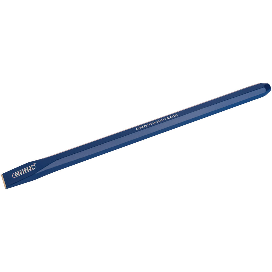 Draper 64850 Octagonal Shank Cold Chisel, 25 x 450mm (Display Packed)