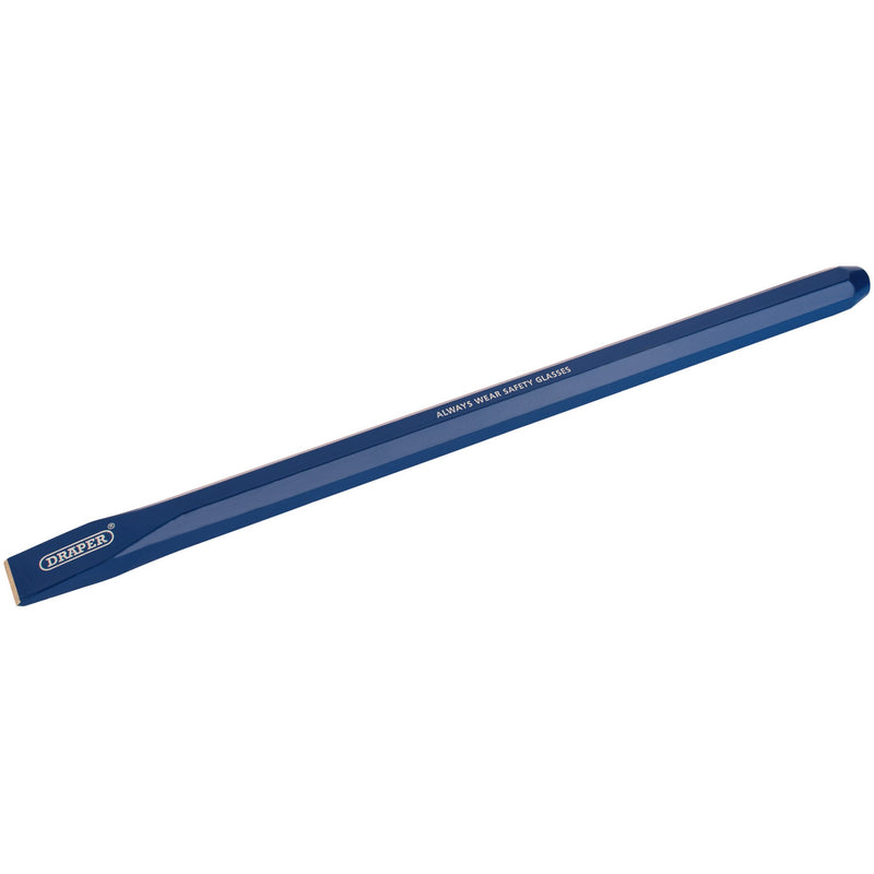 Draper 64850 Octagonal Shank Cold Chisel, 25 x 450mm (Display Packed)