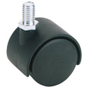 Draper 65464 Twin Nylon Bolt Castor, 40mm Diameter, S.W.L. 25kg