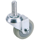 Draper 65470 Swivel Bolt Fixing Rubber Castor, 50mm Diameter, S.W.L. 50kg