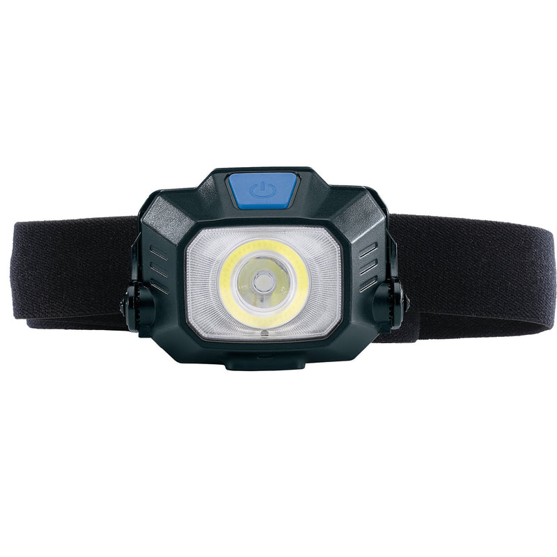 Draper 65689 COB/SMD LED Wireless/USB Rechargeable Head Torch, 6W, 400 Lumens, USB-C Cable Supplied