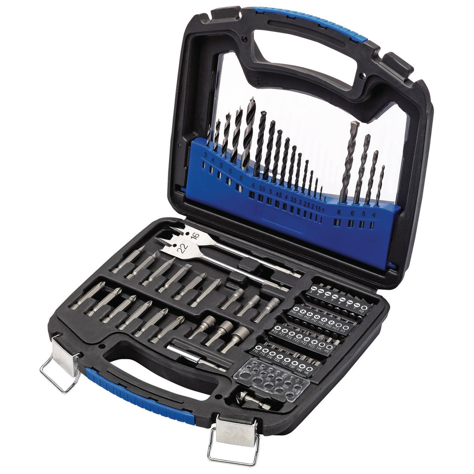 Draper 66090 Drill and Accessory Kit (75 Piece)