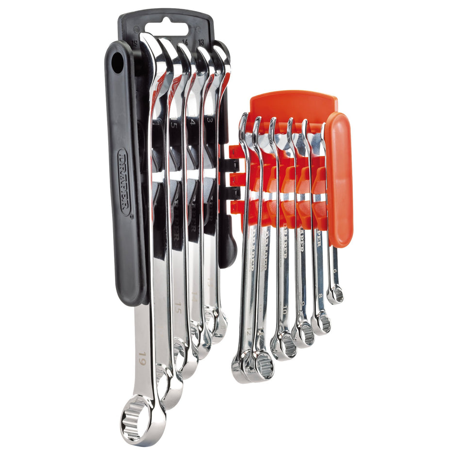 Draper 66093 HI-TORQ® Metric Combination Spanner Set, Orange (11 Piece)