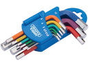 Draper 66126 9 Piece Metric Multi Coloured Hexagon Allen Key Set