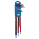 Draper 66134 Metric Coloured Extra Long Hex. and Ball End Key Set (9 Piece)