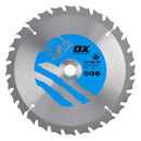 OX Tools OX-TCTW-TF-1901628 Wood Cutting Thin Kerf Circular Saw Blade 190/16mm, 28 Teeth ATB