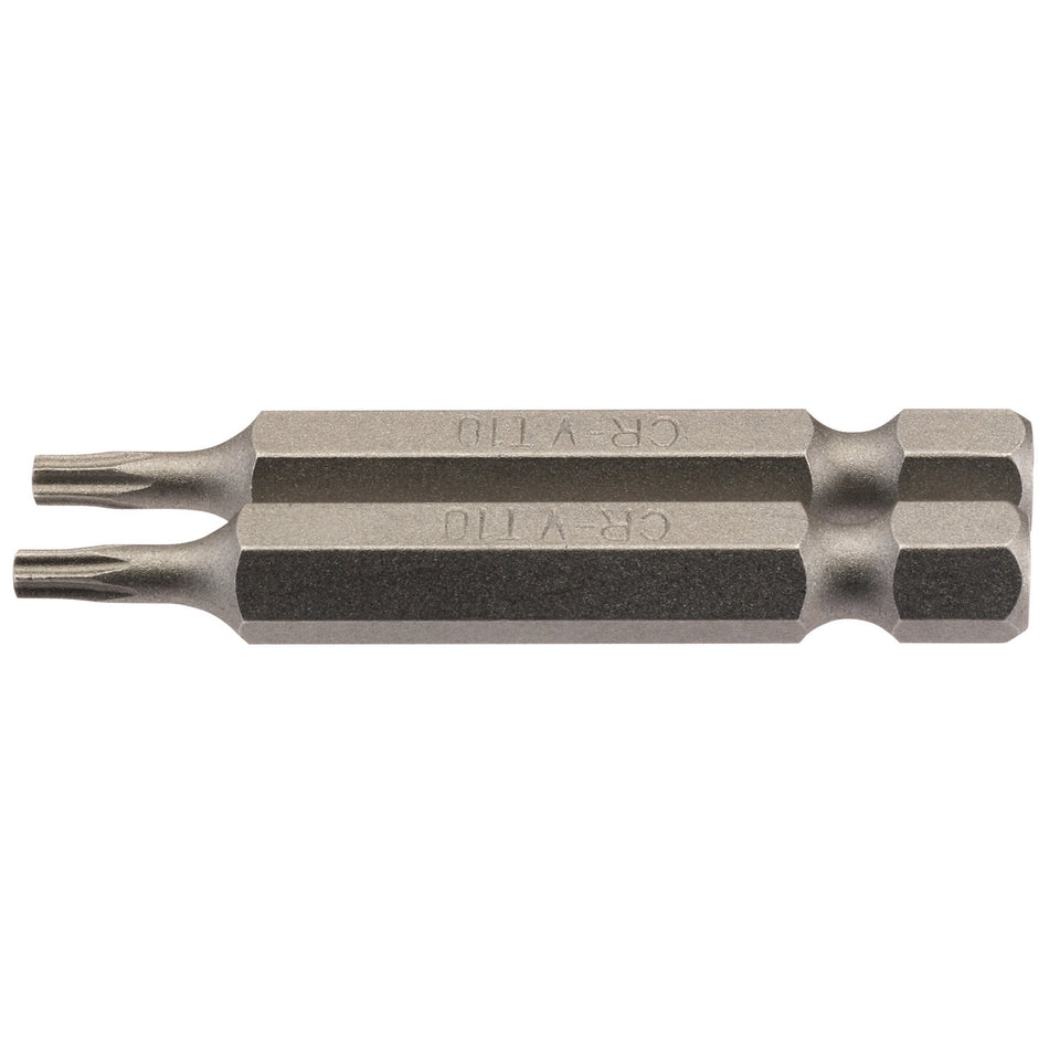 Draper 66486 Draper TX-STAR® Insert Bit, 1/4" Hex, 50mm Long, T10 (Pack of 2)