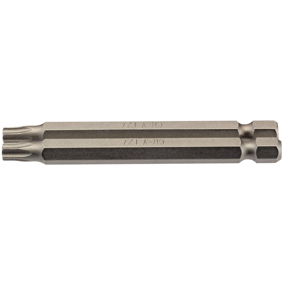 Draper 66851 Draper TX-STAR® Insert Bit, 1/4" Hex, 75mm Long, T27 (Pack of 2)