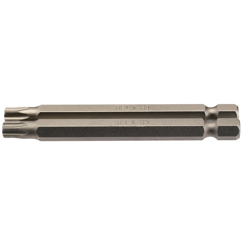 Draper 66852 Draper TX-STAR® Insert Bit, 1/4" Hex, 75mm Long, T30 (Pack of 2)