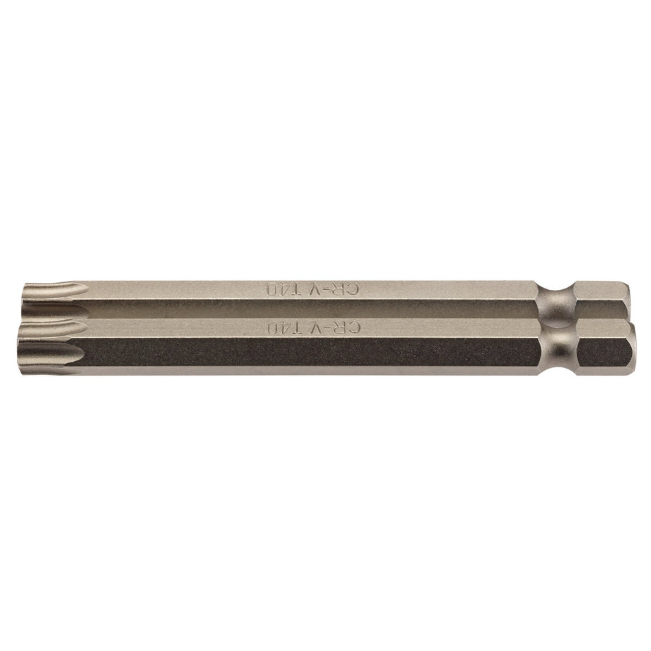 Draper 66853 Draper TX-STAR® Insert Bit, 1/4" Hex, 75mm Long, T40 (Pack of 2)