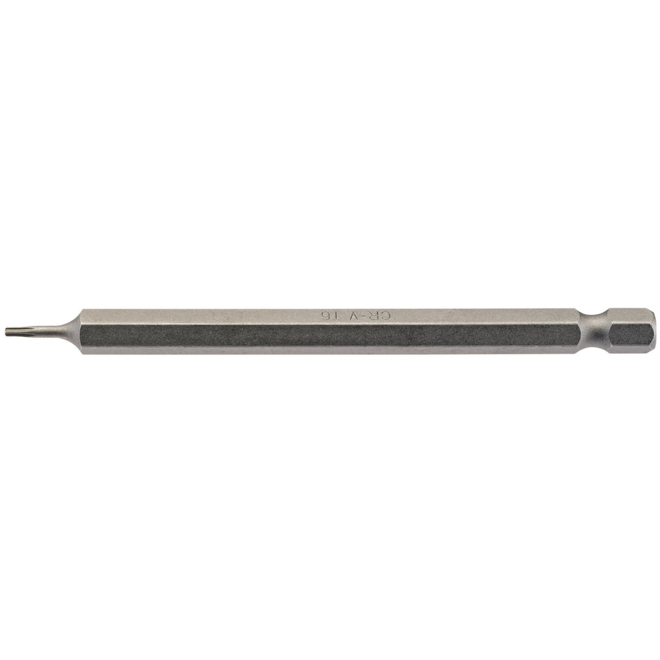 Draper 66905 Draper TX-STAR® Insert Bit, 1/4" Hex, 100mm Long, T6 (Pack of 1)