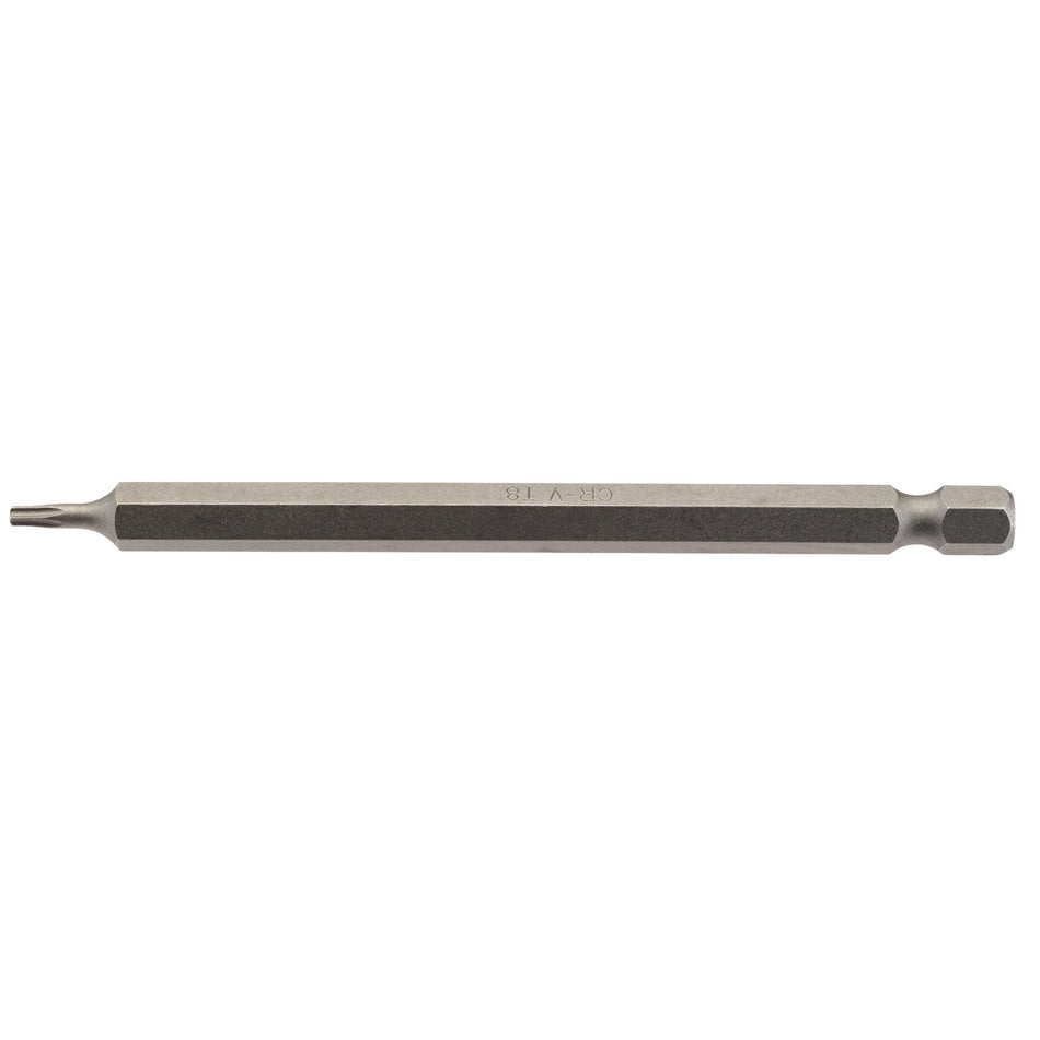 Draper 66907 Draper TX-STAR® Insert Bit, 1/4" Hex, 100mm Long, T8 (Pack of 1)