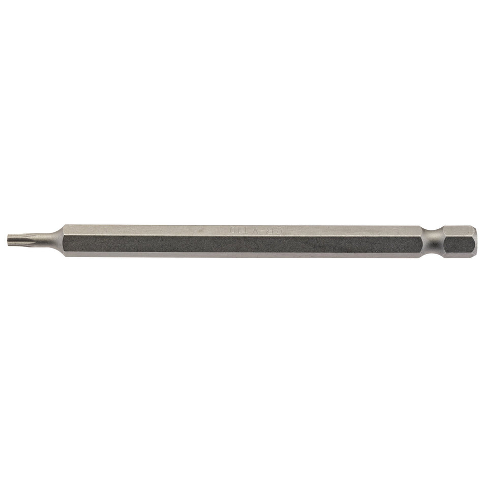 Draper 66911 Draper TX-STAR® Insert Bit, 1/4" Hex, 100mm Long, T10 (Pack of 1)