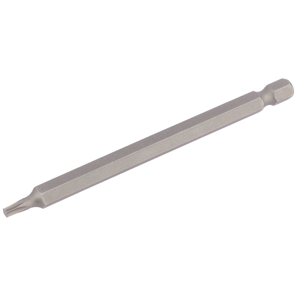 Draper 66913 Draper TX-STAR® Insert Bit, 1/4" Hex, 100mm Long, T15 (Pack of 1)