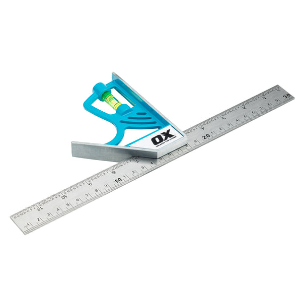 OX Tools OX-P504530 Pro Magnetic Combination Square 300mm / 12in