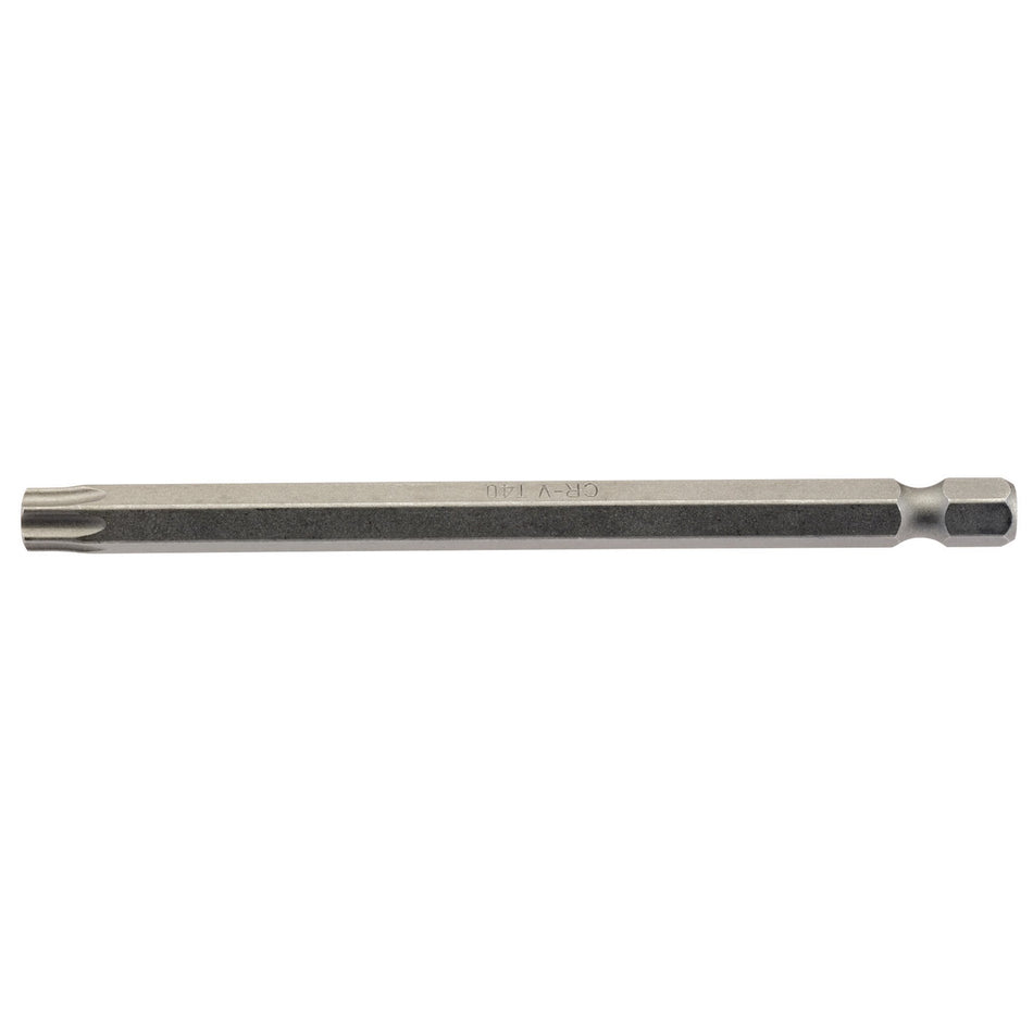 Draper 67014 Draper TX-STAR® Insert Bit, 1/4" Hex, 100mm Long, T40 (Pack of 1)