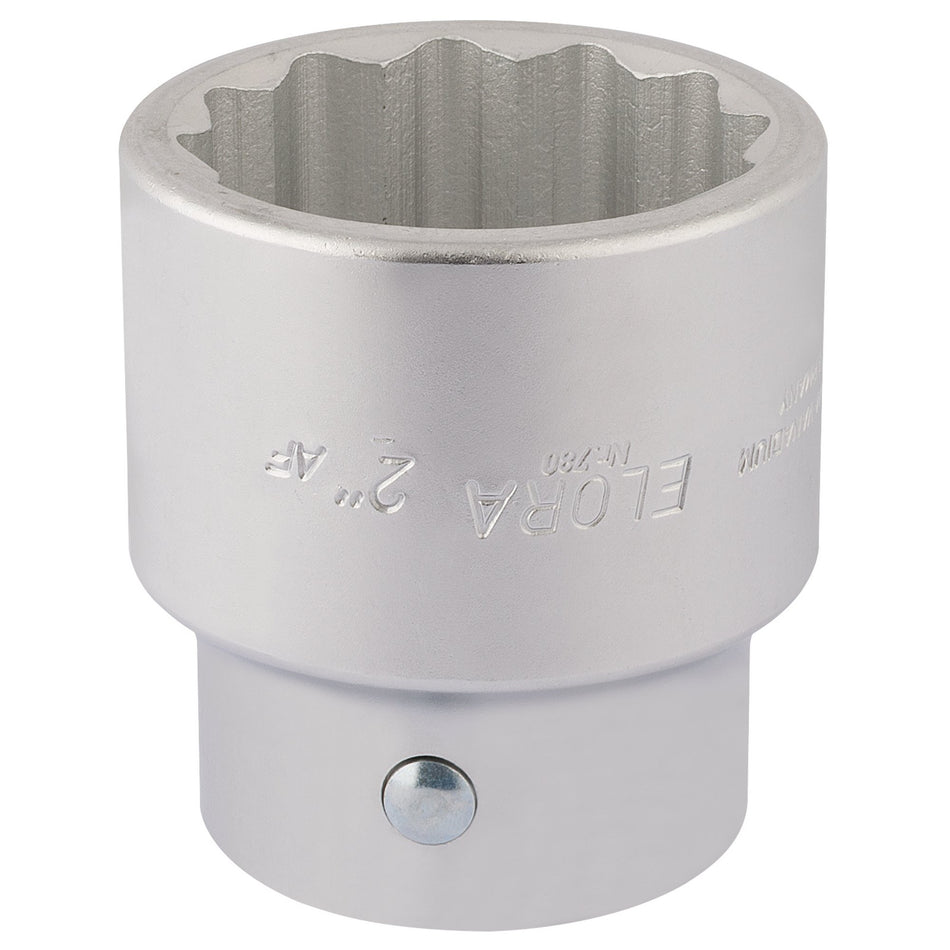 Draper 67335 Elora Bi-Hexagon Socket, 2", 1" Sq. Dr.
